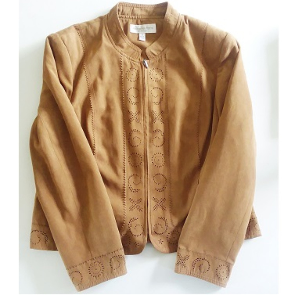 Proportion Petite Conrad C Faux Suede Jacket (16P)